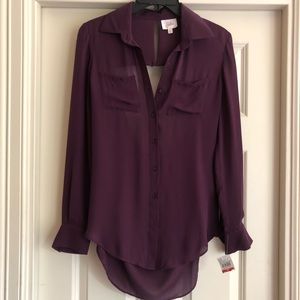 Parker Open Back Silk Blouse